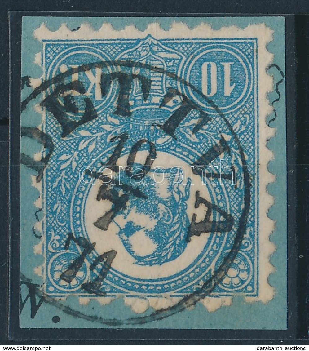 1871 Kőnyomat 10kr Szép 'DETTVA' Certificate: Briefmarken Prüfstelle Basel - Other & Unclassified