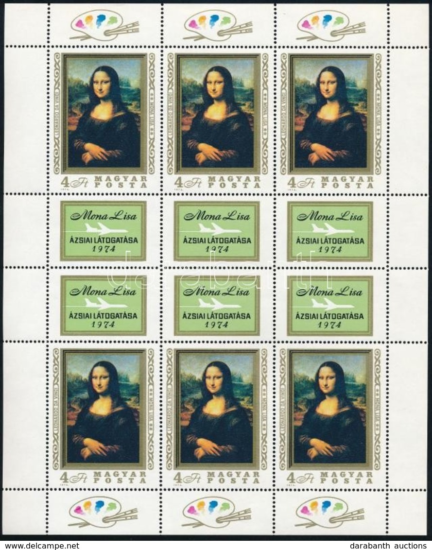 ** 1974 Mona Lisa Teljes ív (13.000) - Andere & Zonder Classificatie