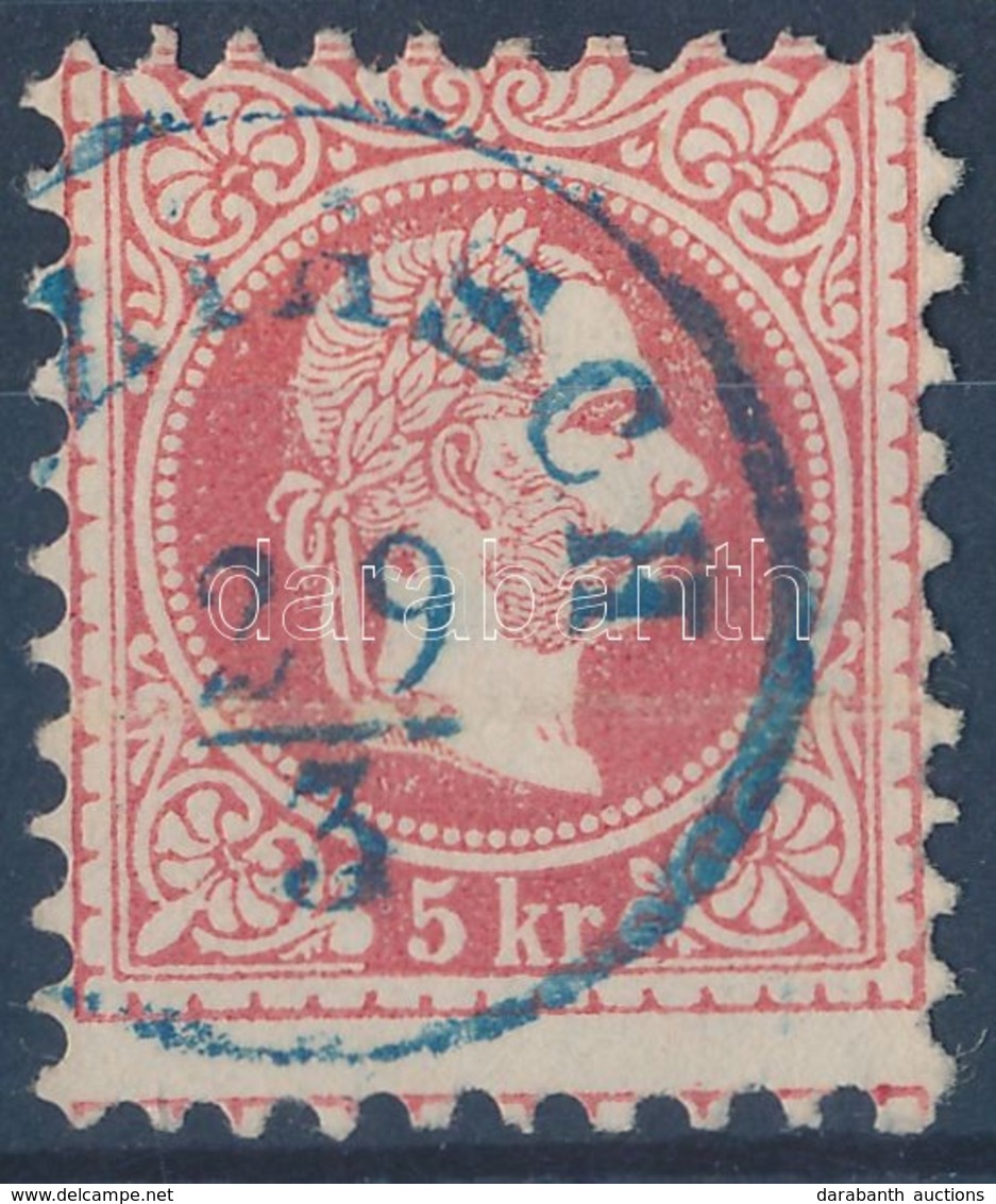 O 1867 5kr Kék '(BA)ZIASCH'  (Gudlin 300 P) - Autres & Non Classés