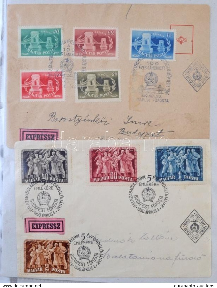 74 Különféle FDC 1949-1960 - Autres & Non Classés