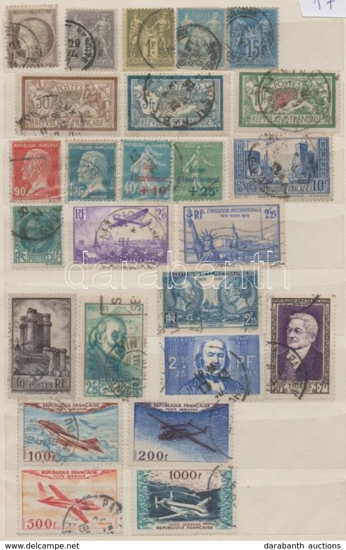 O Franciaország 1872-1954 25 Db Bélyeg (Mi EUR 208,5) - Autres & Non Classés