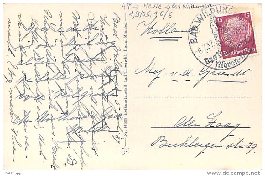 DEUTSCHLAND Allemagne ( Hesse ) BAD WILDUNGEN : Multiviews - CPSM Format CPA 1937 - Germany - Bad Wildungen