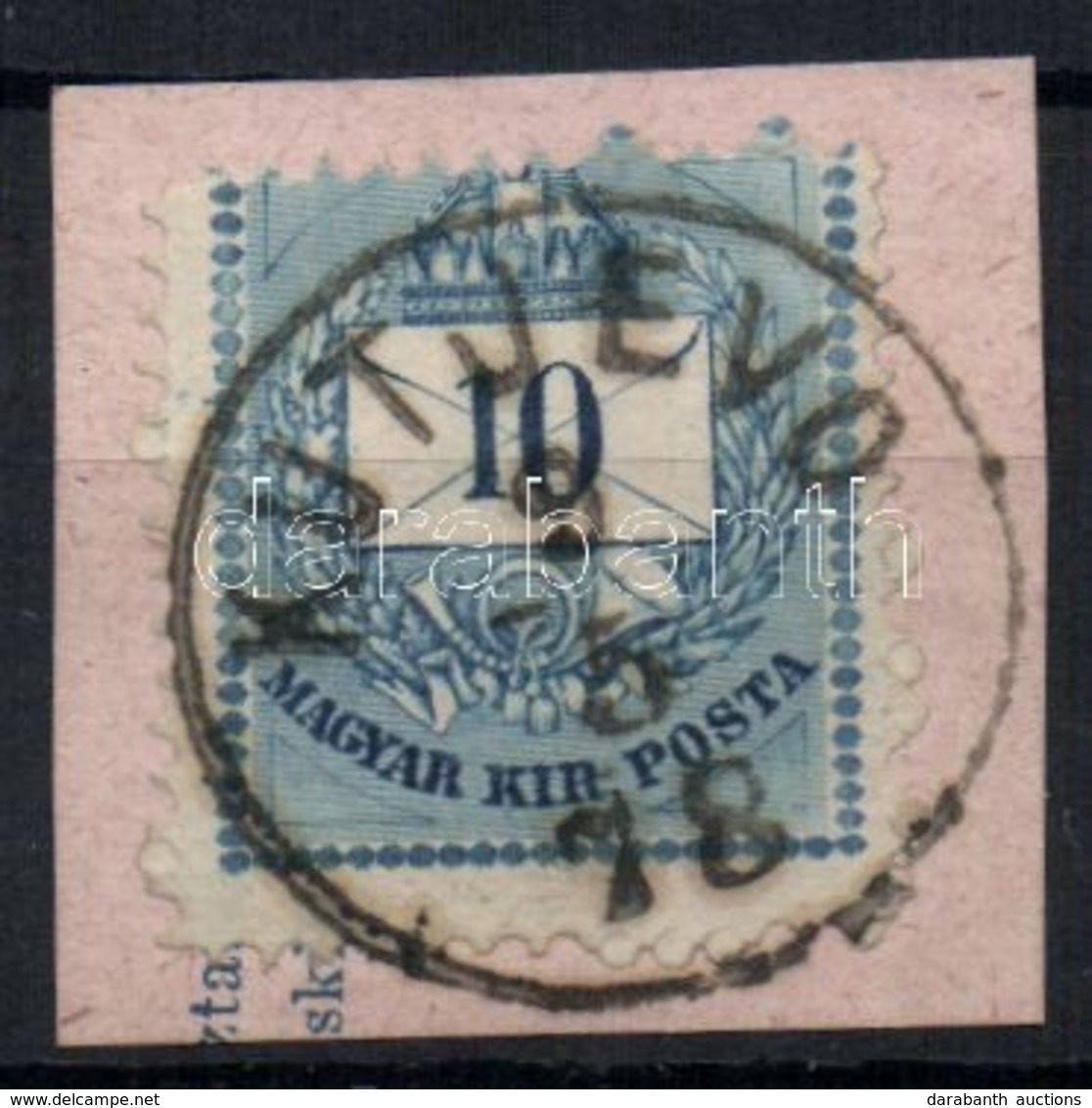 1874 10kr 'KUTJEVO' - Autres & Non Classés