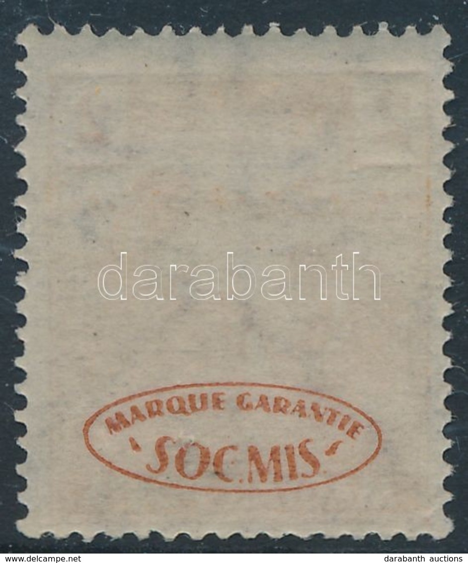 ** 1919 Magyar Posta 2f Hátoldali SOCMIS Bélyegzéssel - Autres & Non Classés