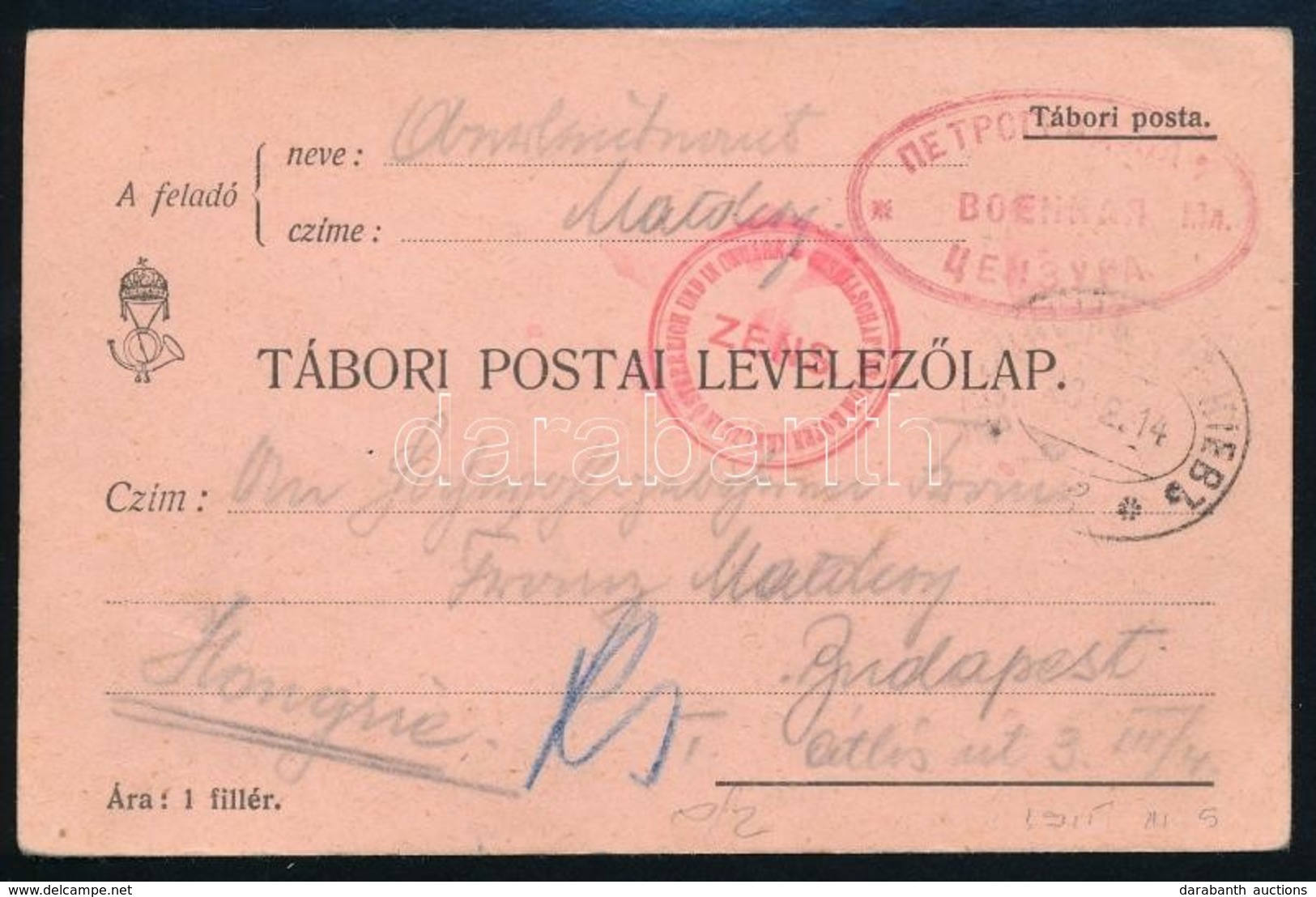 1915-1917 2 Db Hadifogoly Levelezőlap - Autres & Non Classés