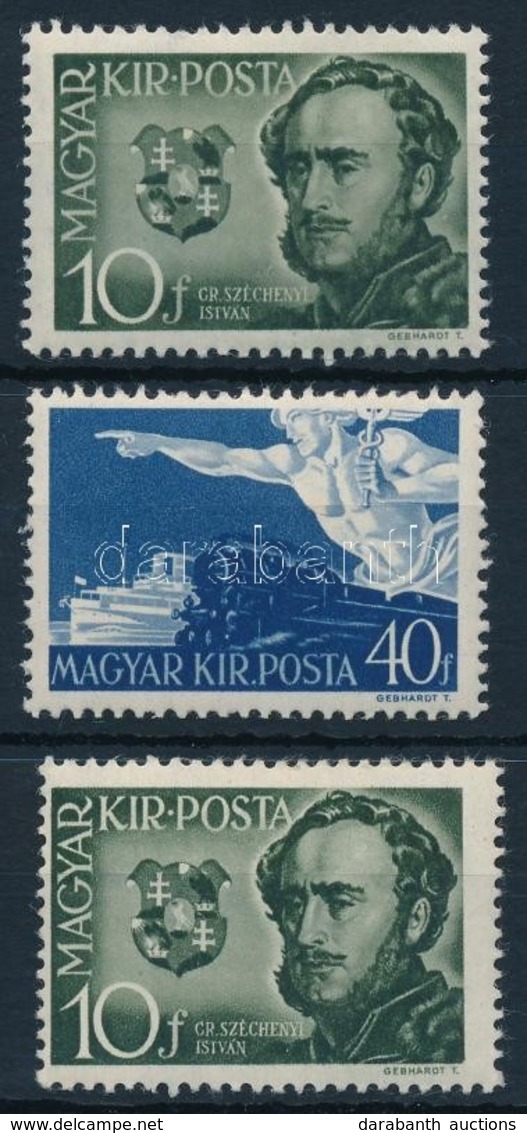 ** 1941 Széchenyi 2x10f ,,fehér Hasú Holló' + 40f ,,zászló Nélküli árboc' (8.500) - Autres & Non Classés