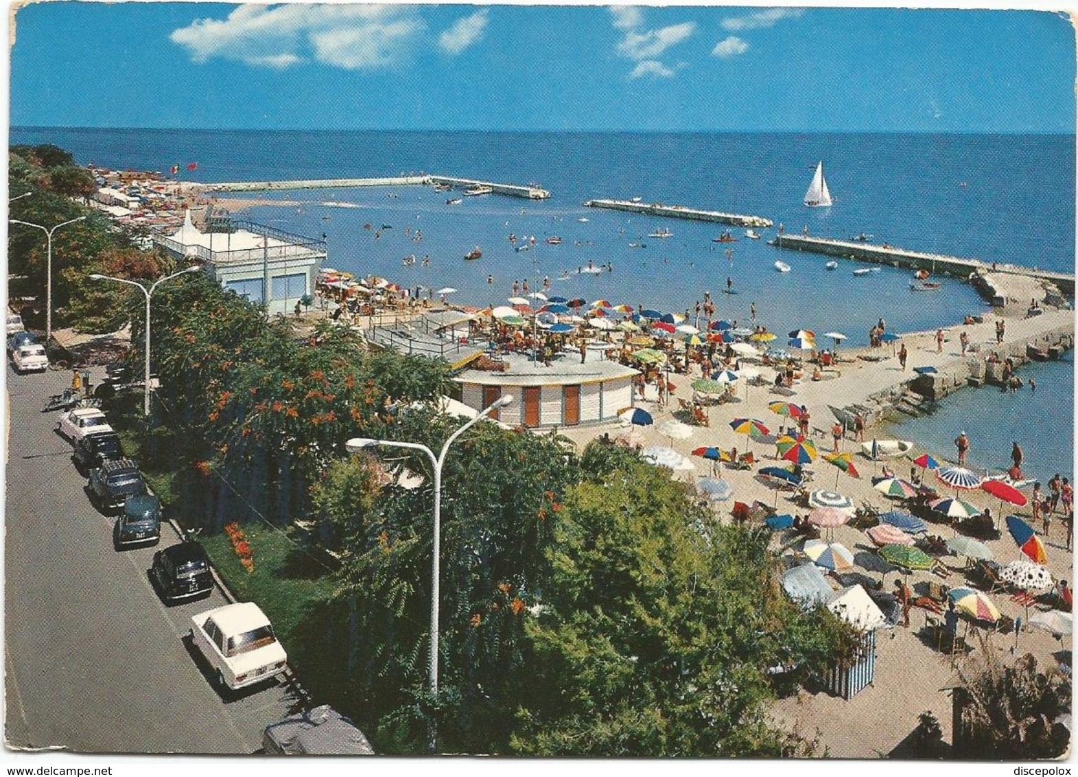 V1813 Cupramarittima (Ascoli Piceno) - Spiaggia E Porticciolo - Panorama - Auto Cars Voitures / Viaggiata 1978 - Altri & Non Classificati