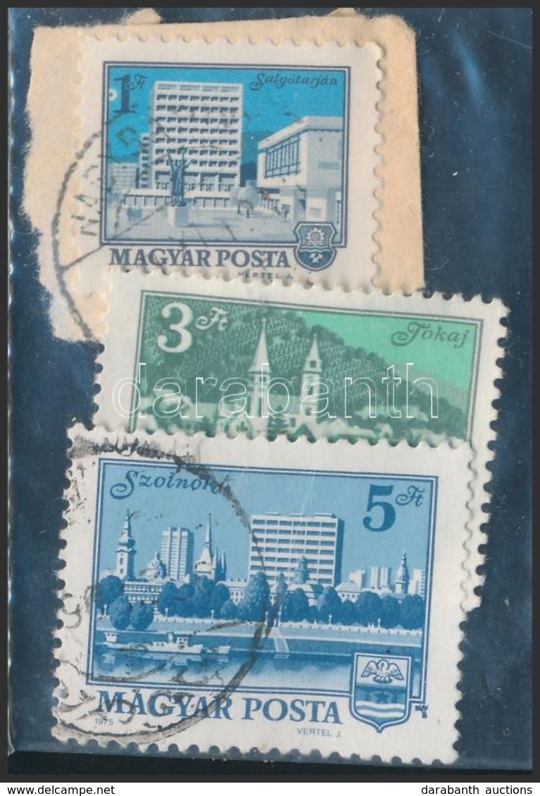 O 1972-1975 Tájak-városok (I.-II.-IV.) Tévnyomatok (11.300) - Autres & Non Classés