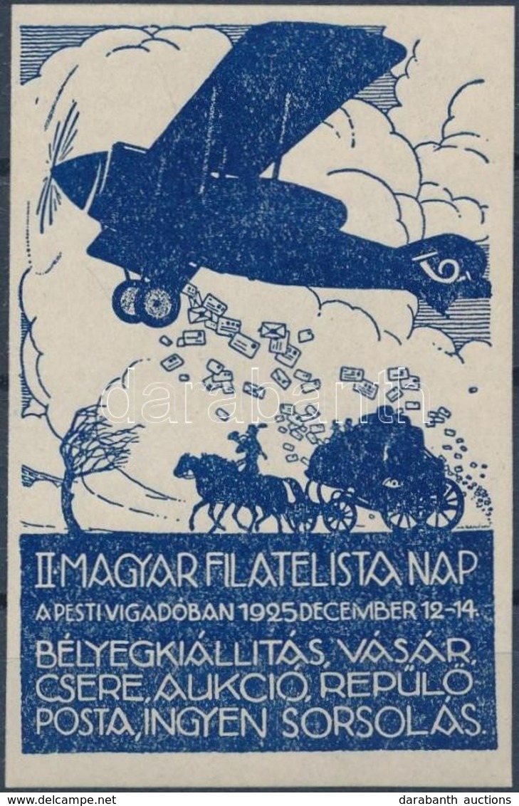 ** 1925/4a II. Magyar Filatelista Nap Emlékív (16.000) - Autres & Non Classés