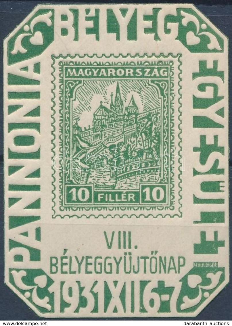 ** 1931/2b VIII. Bélyeggyűjtőnap Emlékív (10.000) - Autres & Non Classés