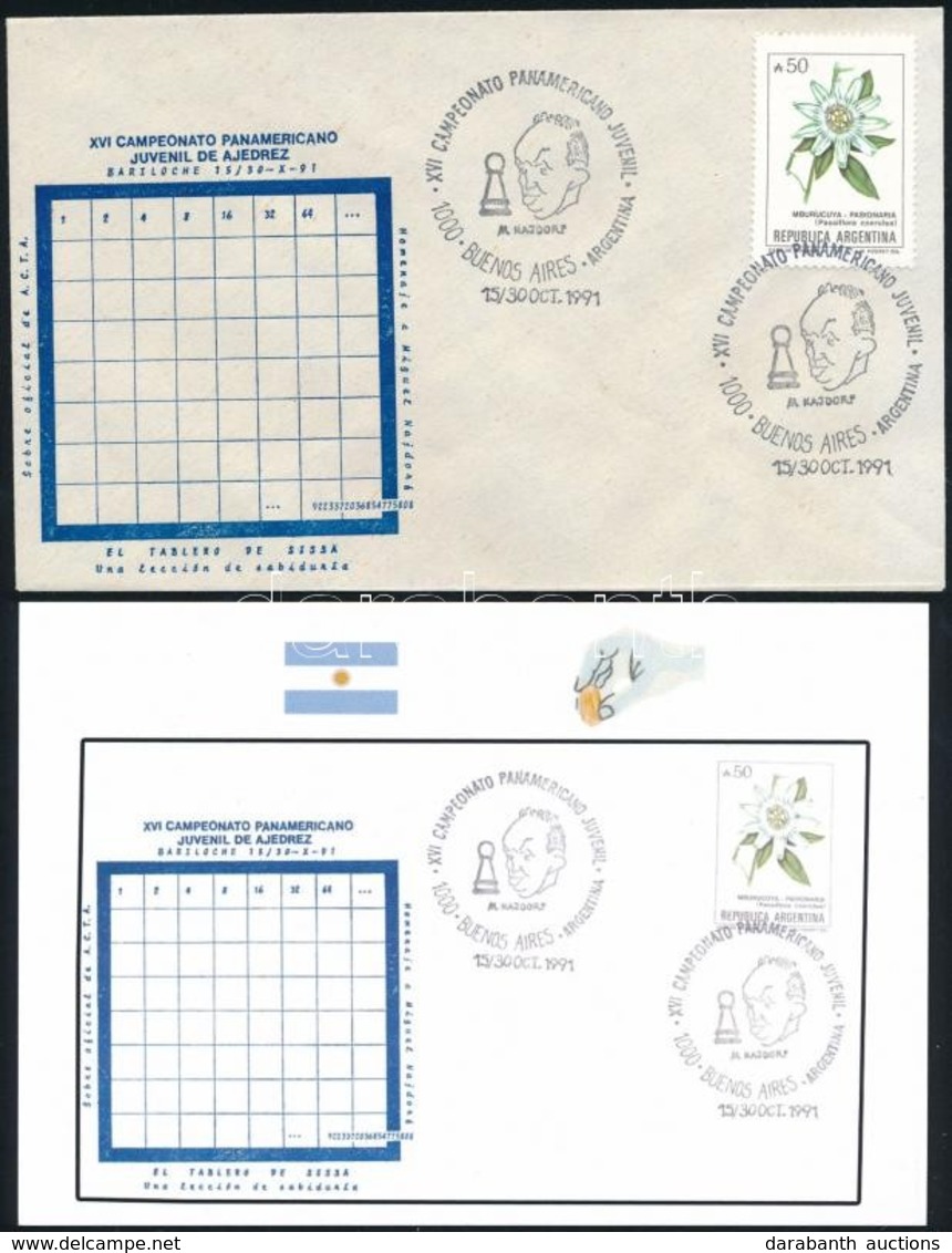 1991 Alkalmi Boríték A Sakktáblán Matematikai Feladat Van Bélyegzéssel + Sakk Képeslap Részletes Magyarázattal - Autres & Non Classés