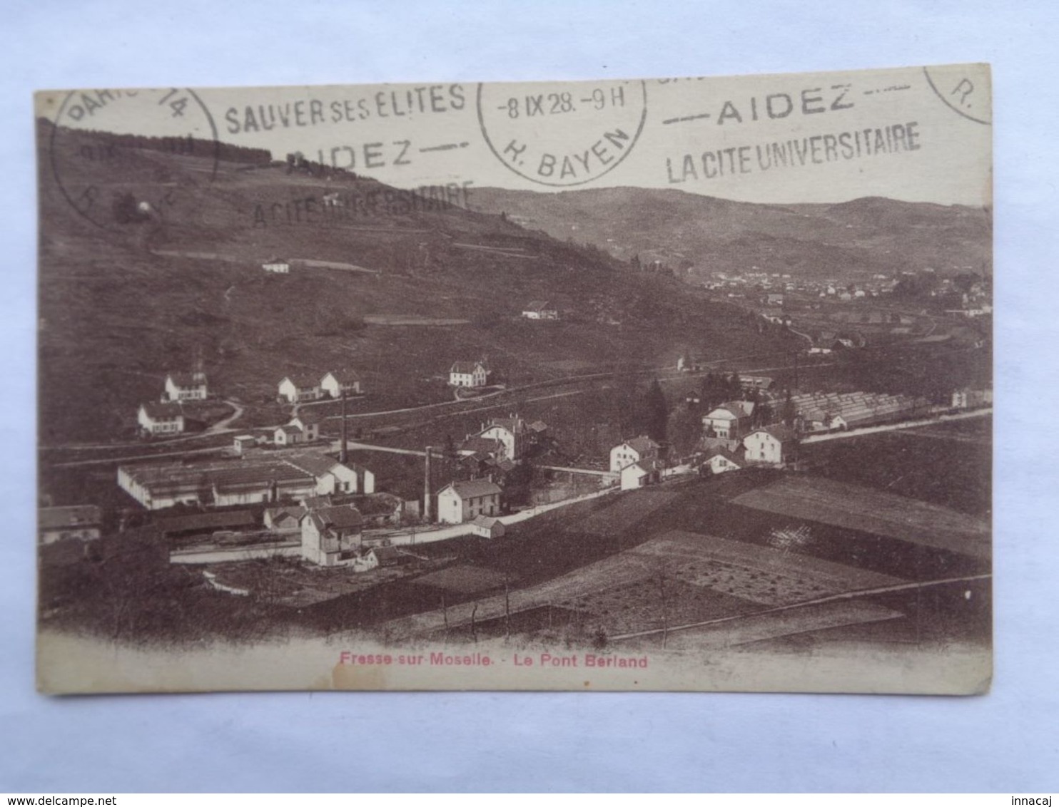 Réf: 82-20-48.         FRESSES-SUR-MOSELLE      Le Pont Berland. - Fresse Sur Moselle