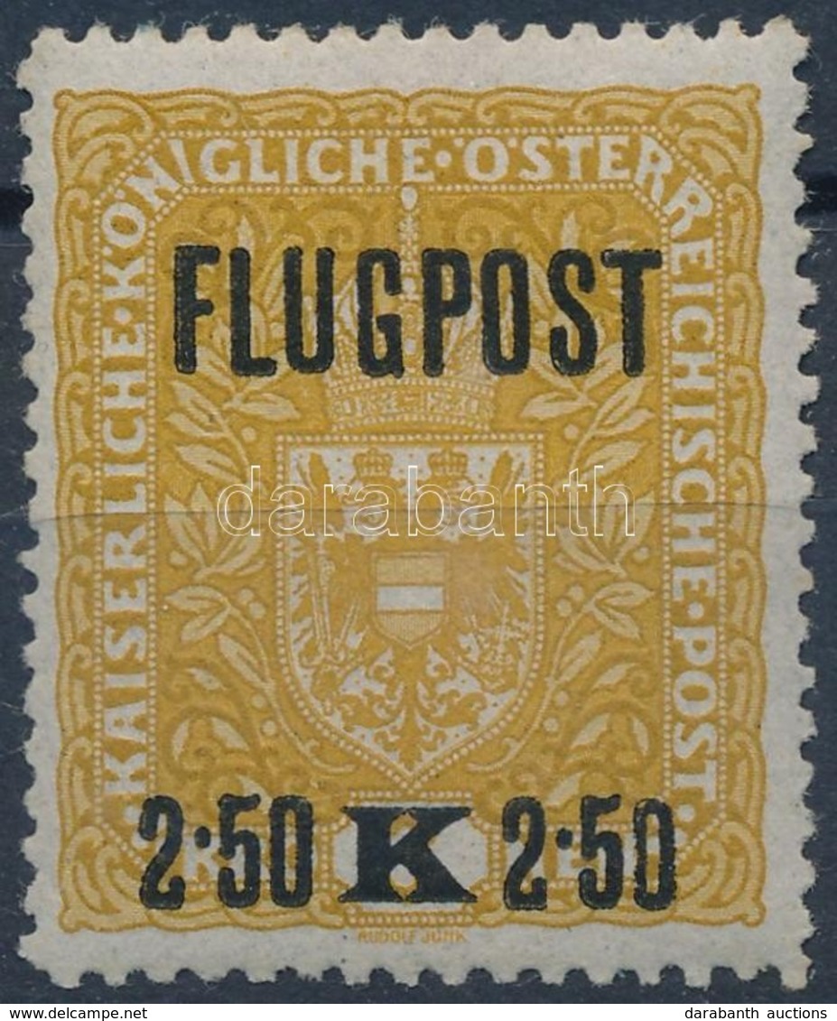 * 1918 Repülő 2.50Kr 11 1/2 Fogazással, Mi 226xIB Rendkívül Ritka! - Autres & Non Classés