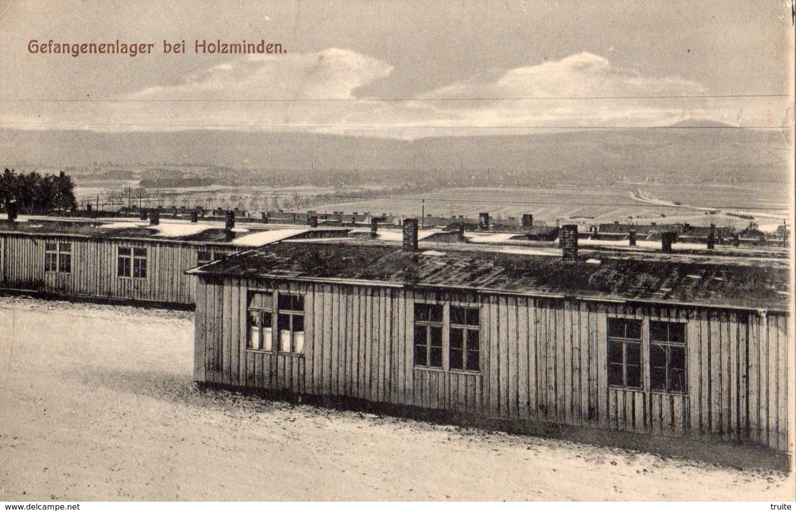 GEFANGENENLAGER BEI HOLZMINDEN (1 E VUE) - Holzminden