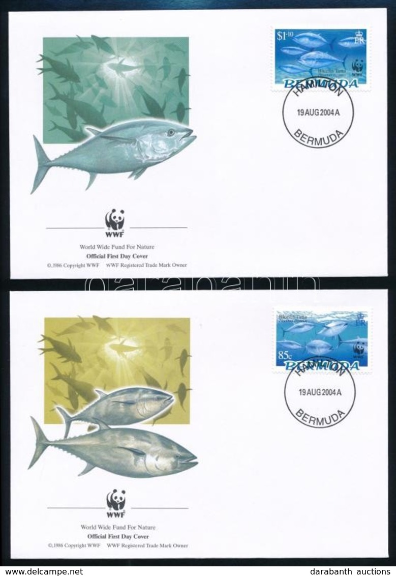 2004 WWF: Kékúszójú Tonhal Sor 4 Db FDC-n Mi 877-880 - Altri & Non Classificati