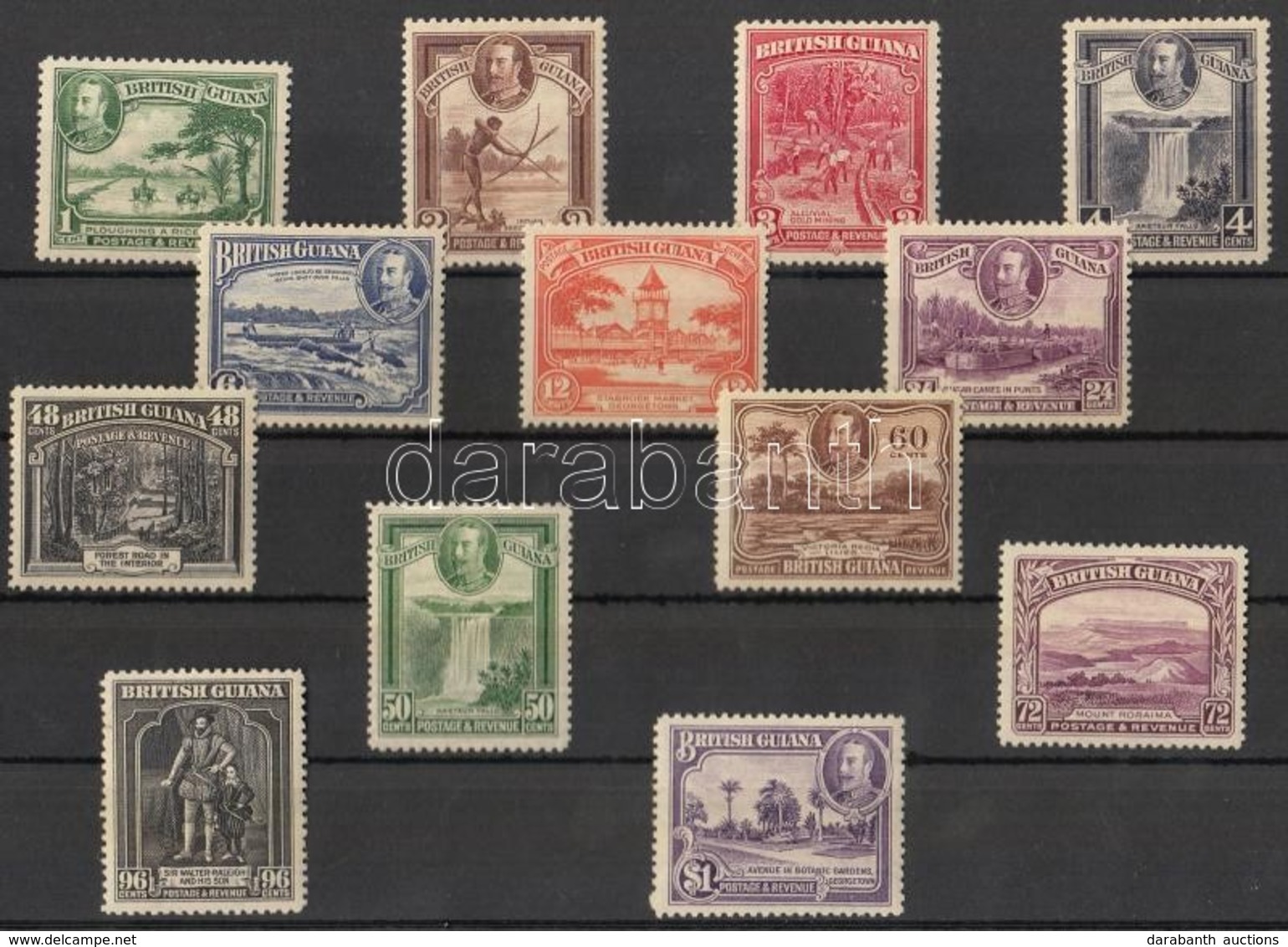 * 1934 Forgalmi Bélyeg Sor / Definitive Stamp Set Mi 156-168 A - Autres & Non Classés