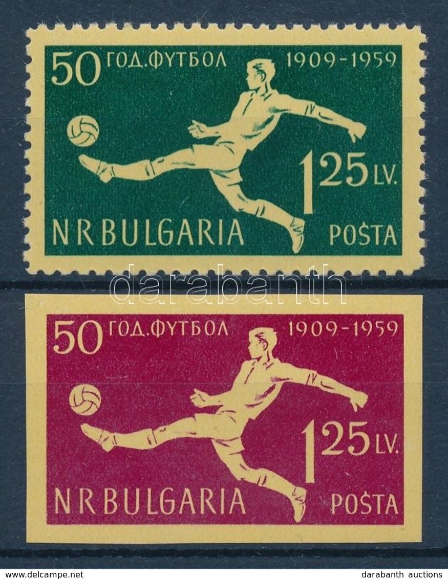 ** 1959 Labdarúgás Sor Mi 1135-1136 - Autres & Non Classés