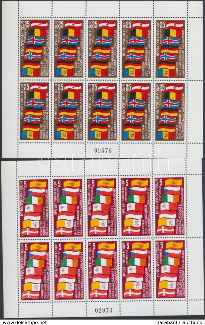 ** 1982 Európai Biztonság és Együttműködés Kisívsor Mi 3138-3141 - Altri & Non Classificati