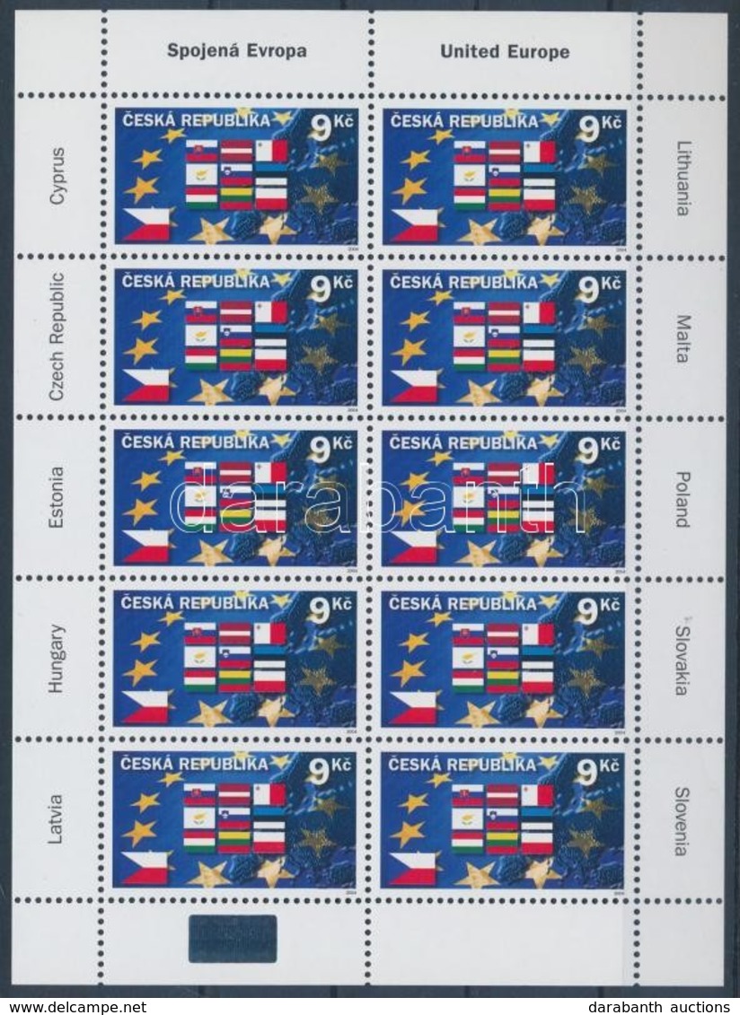 ** 2004 Belépés Az Európai Unióba Kisív Mi 394 - Autres & Non Classés