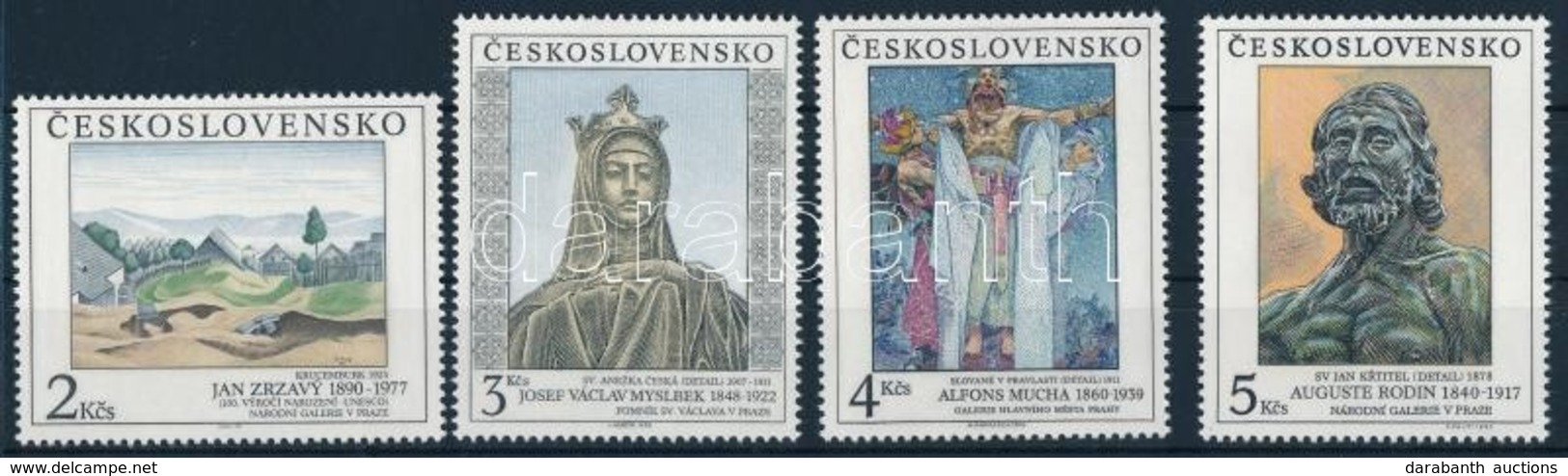 ** 1989 Nemzeti Galéria (XXIII) Sor Mi 3069-3072 - Autres & Non Classés