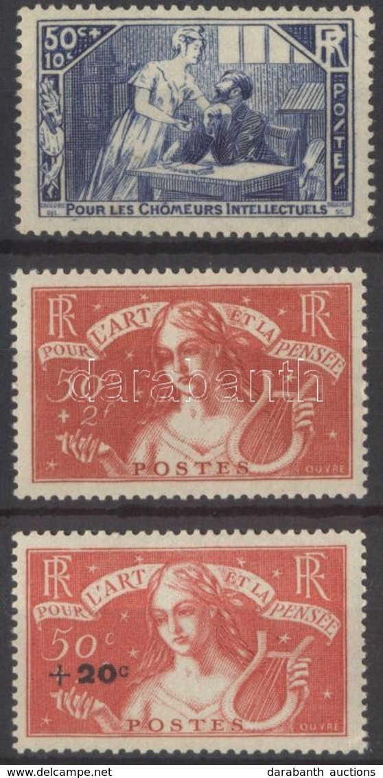 ** 1935-1936 Nélkülöző értelmiségiek Mi 303-304 + 335 - Autres & Non Classés