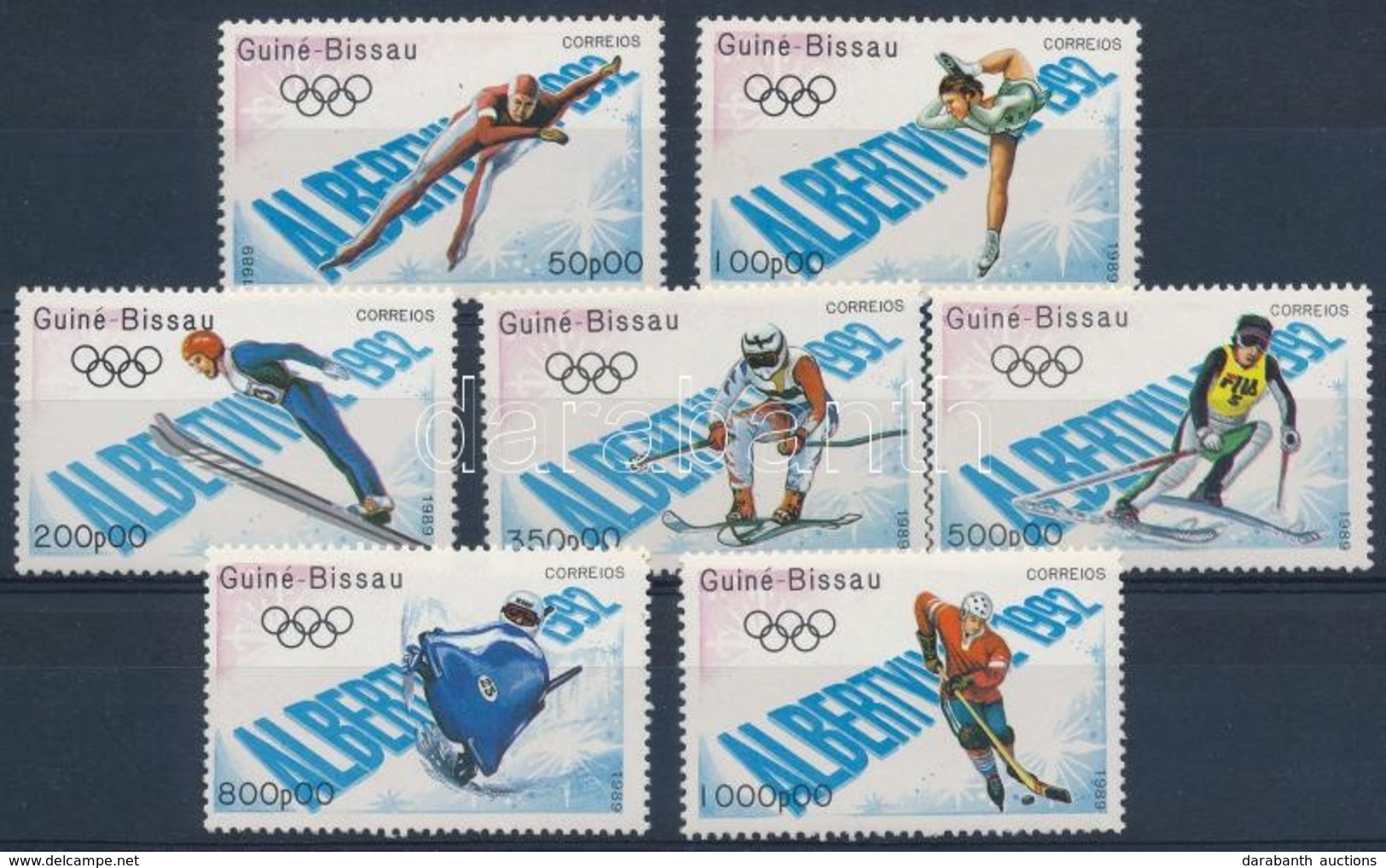 ** 1989 Olimpia, Albertville Sor Mi 1088-1094 - Autres & Non Classés