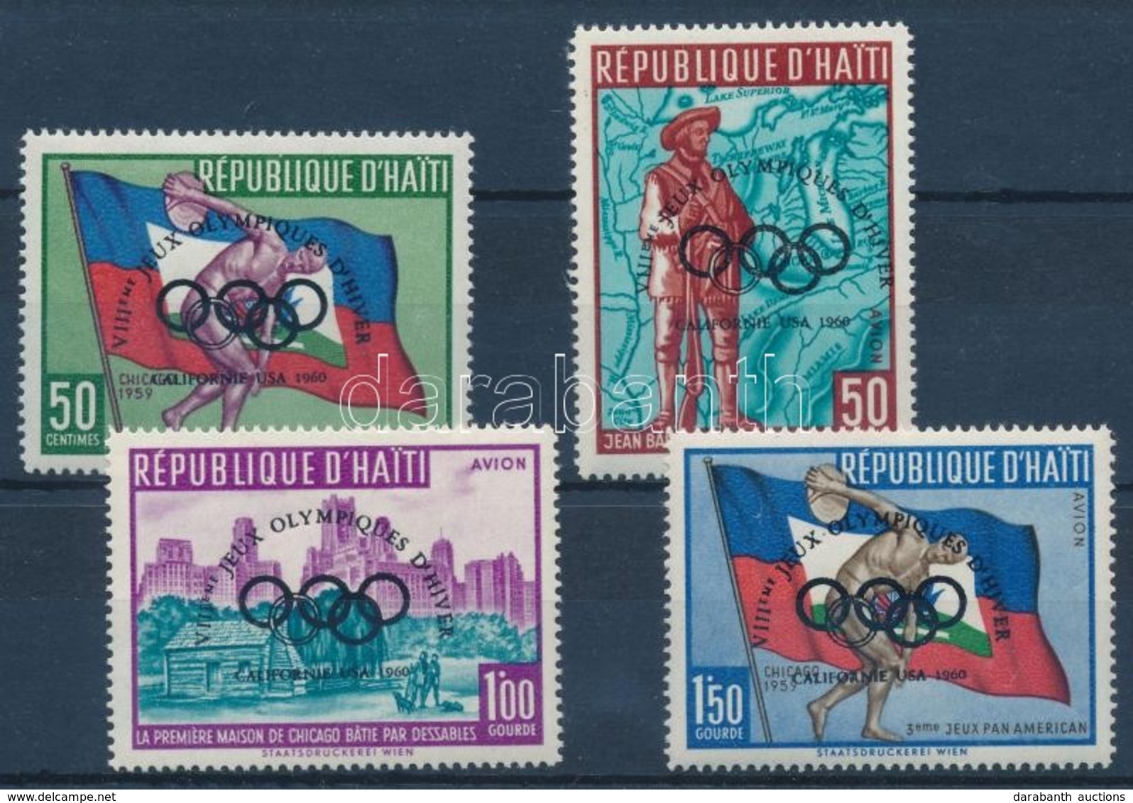 ** 1960 Nyári Olimpia Sor Mi 595-598 - Autres & Non Classés