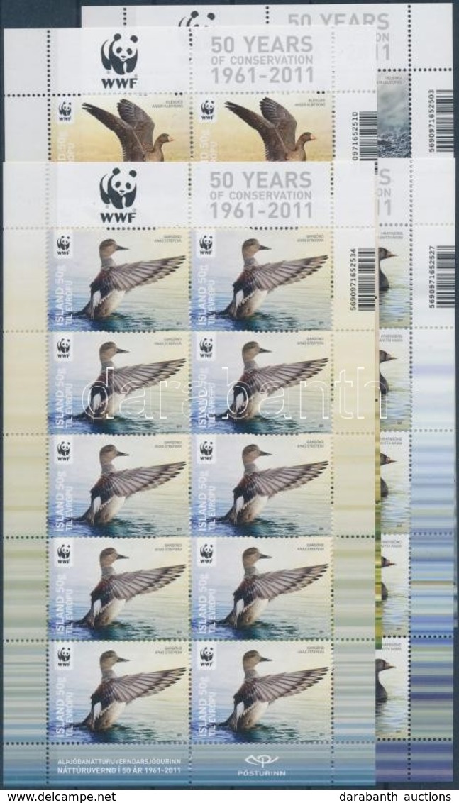 ** 2011 WWF Veszélyeztetett Madárfajták Kisívsor Mi 1298-1301 - Altri & Non Classificati