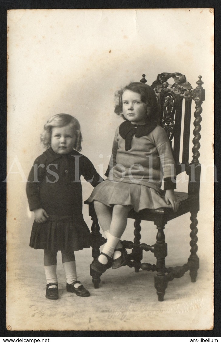 Photo Ancien / Foto / Photograph / Girls / Filles / Photographer / England / Used - Fotografie