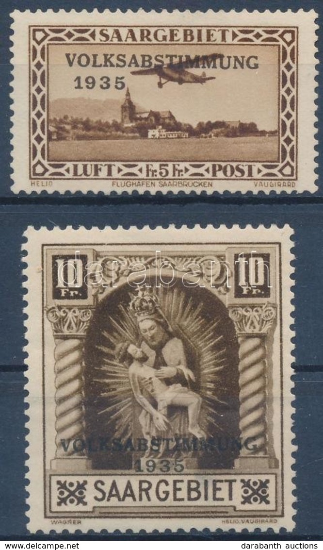 * 1934 Népszavazás Sor Záróértékei Mi 193-194 (Mi EUR 55,-) - Autres & Non Classés