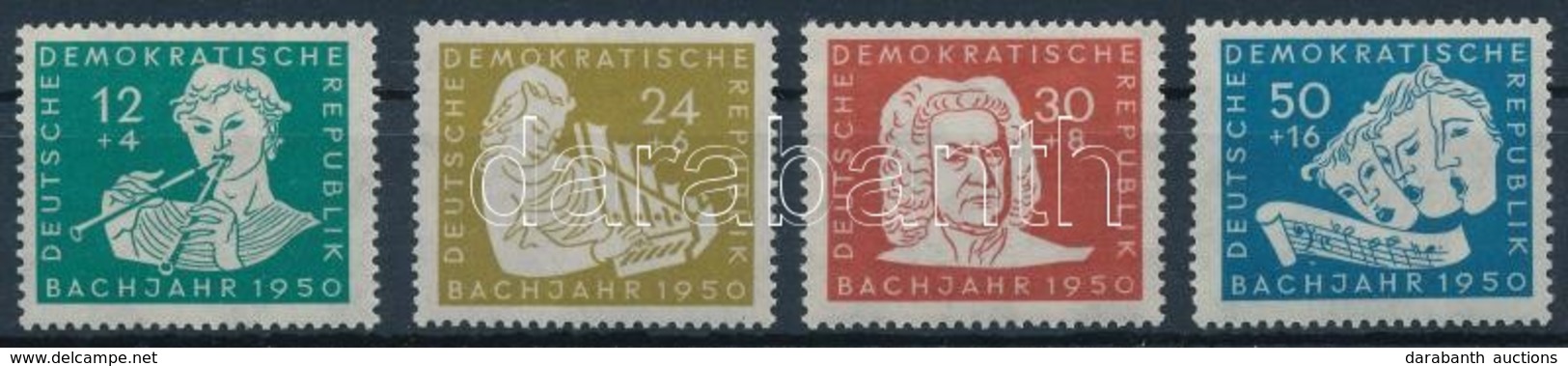 ** 1950 Johann Sebastian Bach Sor Mi 256-259 - Autres & Non Classés