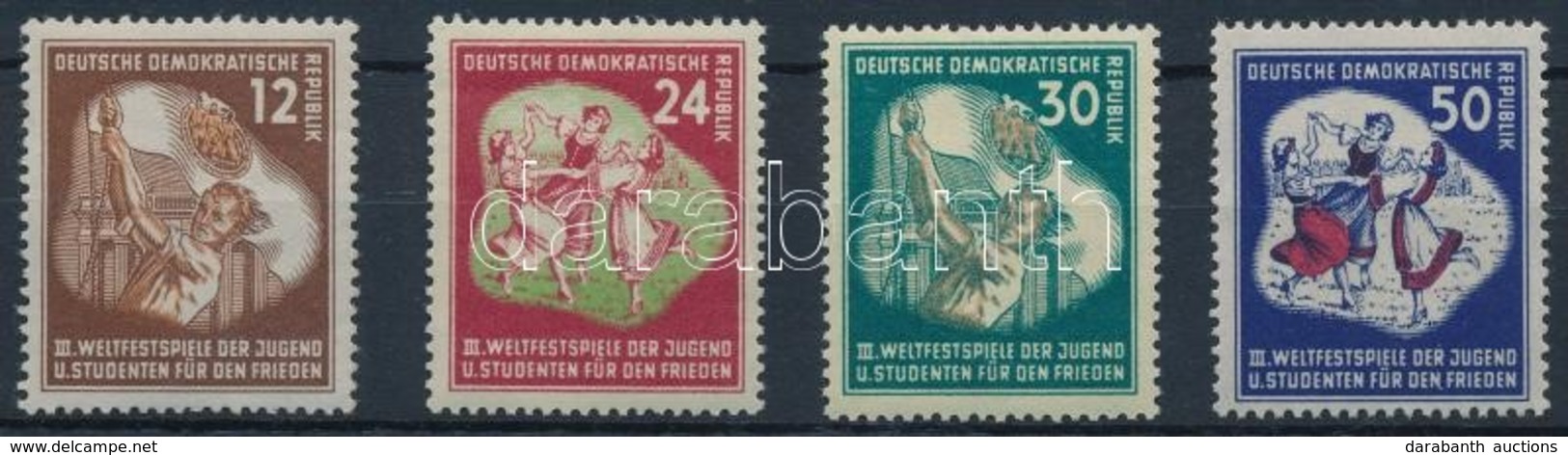 ** 1951 Téli Ifjúsági ünnepi Játékok A Békéért Sor Mi 289-292 - Altri & Non Classificati