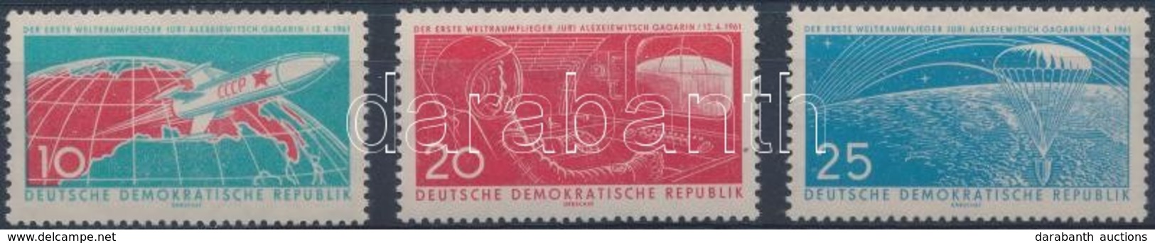 ** 1961 Űrkutatás Sor Mi 822-824 - Altri & Non Classificati