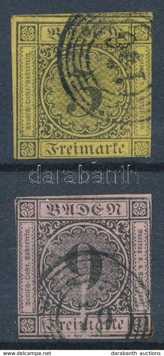 O 1851 Mi 2 A + 4 B (Mi EUR 80,-) - Autres & Non Classés