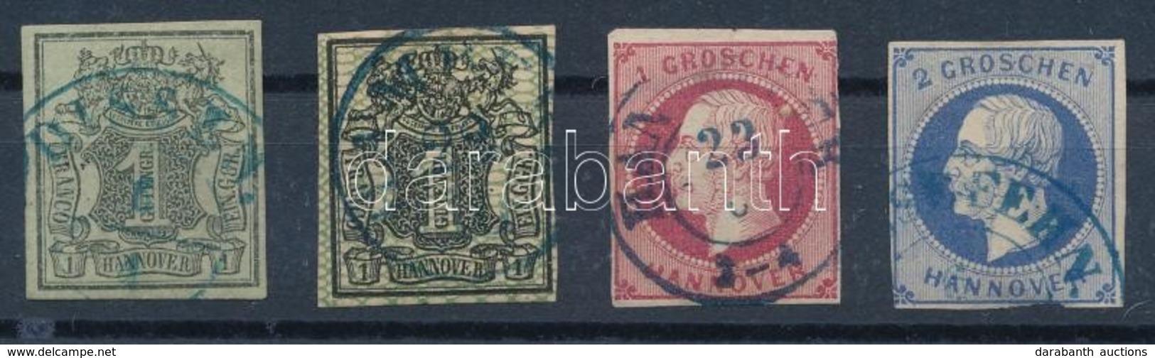 O 1851-1864 Mi 2 A + 9 + 14-15 B (Mi EUR 88,-) - Autres & Non Classés