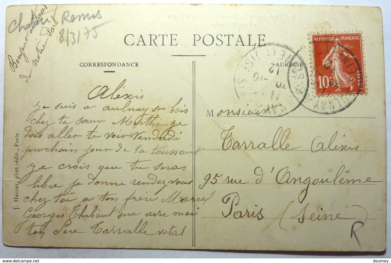 LE PORT St NICOLAS. - LA CRUE DE LA SEINE JANVIER 1910 - PARIS - Arrondissement: 01