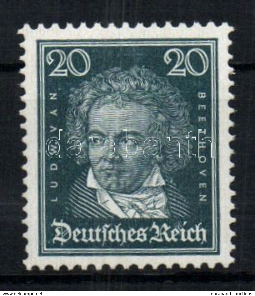 ** 1926 Beethoven Mi 392 (**Mi EUR 170.-) Signed Schlegel - Autres & Non Classés