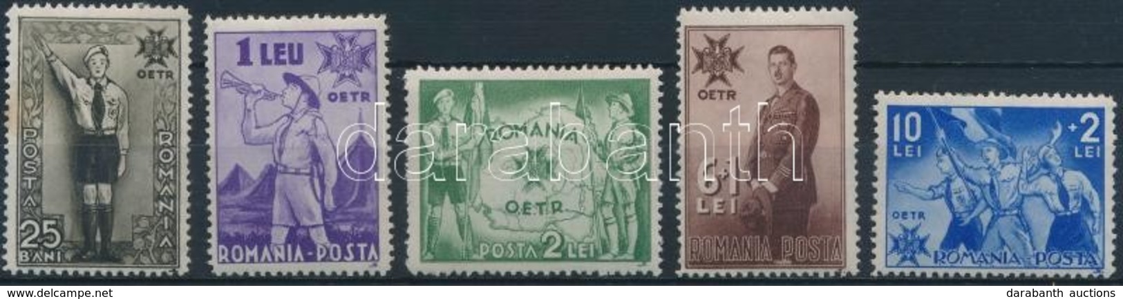 * 1935 Cserkész Sor Mi 484-488 - Autres & Non Classés