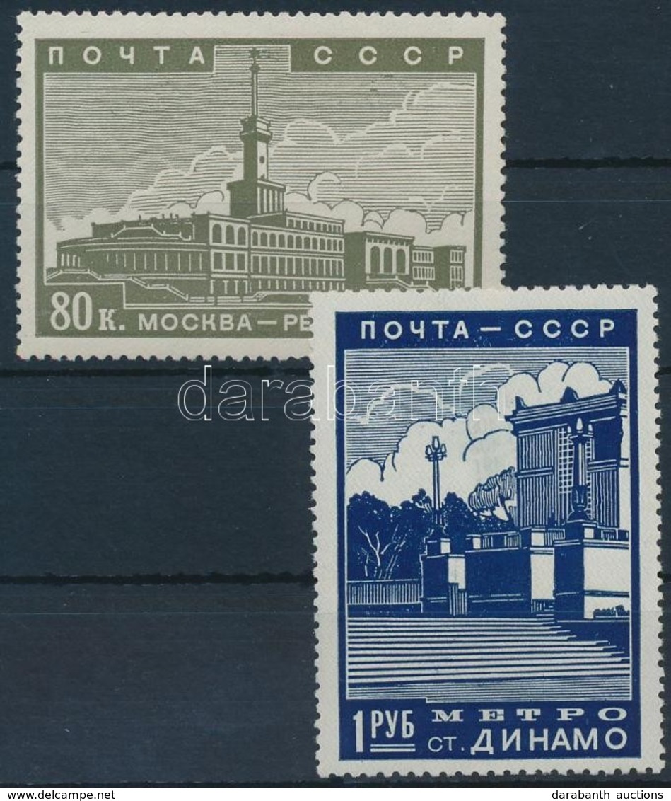 * 1939 Moszkva Záróértékek Mi 670-671 - Autres & Non Classés
