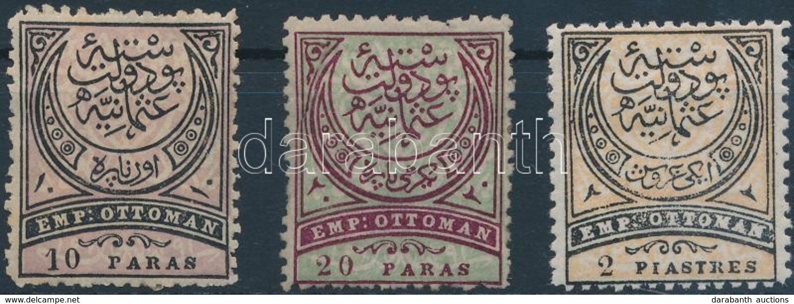 * 1876 Forgalmi értékek Mi 30-31, 33 - Other & Unclassified