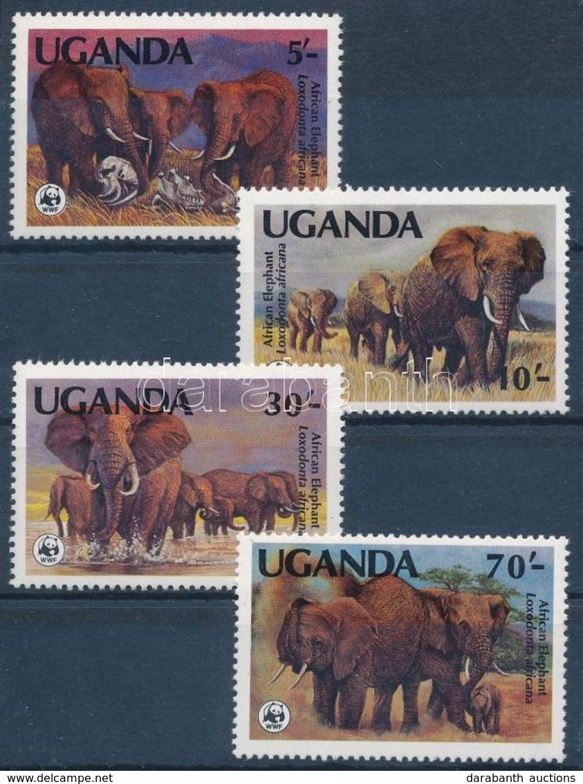 ** 1983 WWF: Afrikai Elefánt Sor Mi 361 A-364 A - Autres & Non Classés