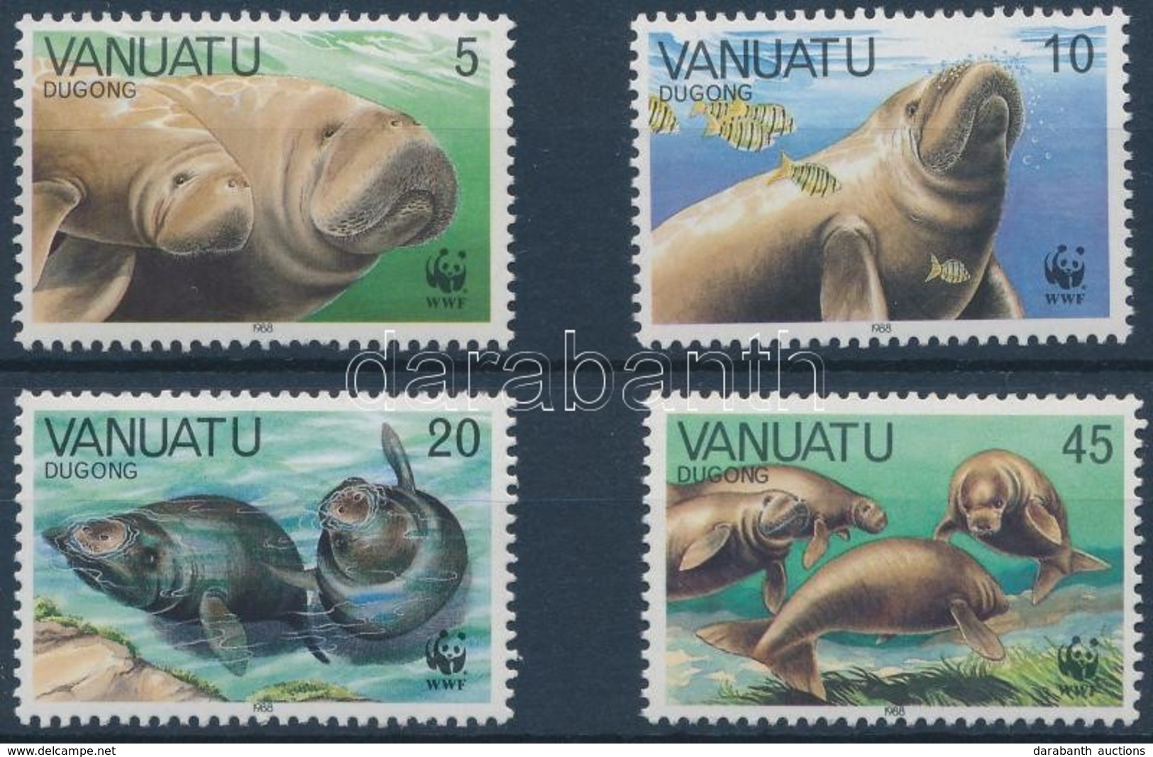 ** 1988 WWF Dugong Sor Mi 782-785 - Autres & Non Classés