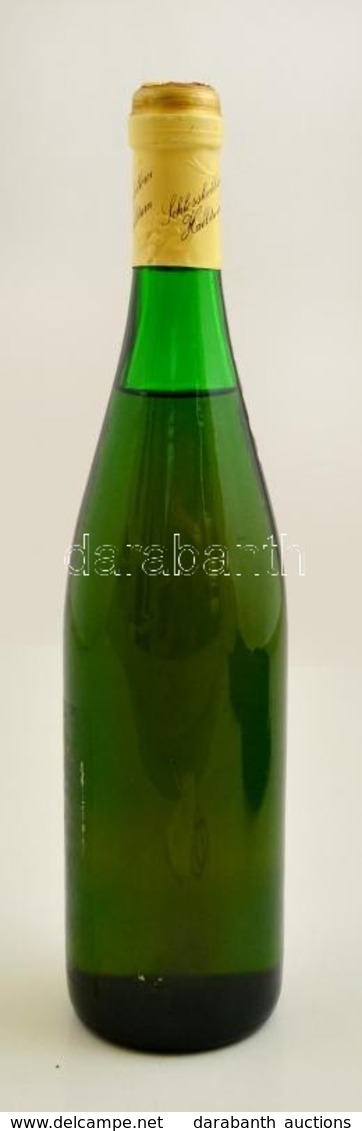 1990 Schlosskellerei Halbturm Fehérbor Bontatlan Palackban Címke Nélkül / Unopened Bottle - Autres & Non Classés