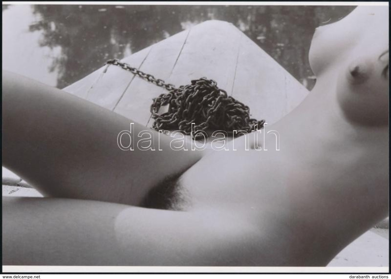 Cca 1979 Hableányok, Szolidan Erotikus Fényképek, 6 Db Mai Nagyítás, 10x15 Cm és 25x18 Cm Között / 6 Erotic Photos - Altri & Non Classificati