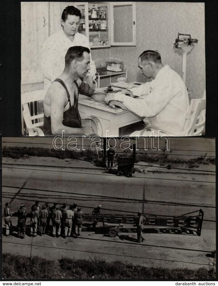 Cca 1960 Tiszavölgyi József (1909-?) Budapesti Fotóriporter Hagyatékából 21 Db Vintage Fotó, Többsége Pecséttel Jelzett, - Autres & Non Classés