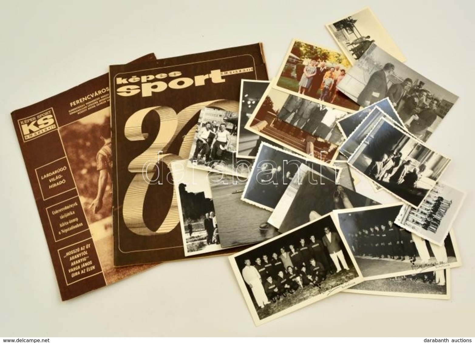 Cca 1960 Sport Tétel: Számos Eredeti Fotó Különböző Sportágak Sportolóival Több Birkózó, összesen 25 Db Fotó. Valamint K - Autres & Non Classés