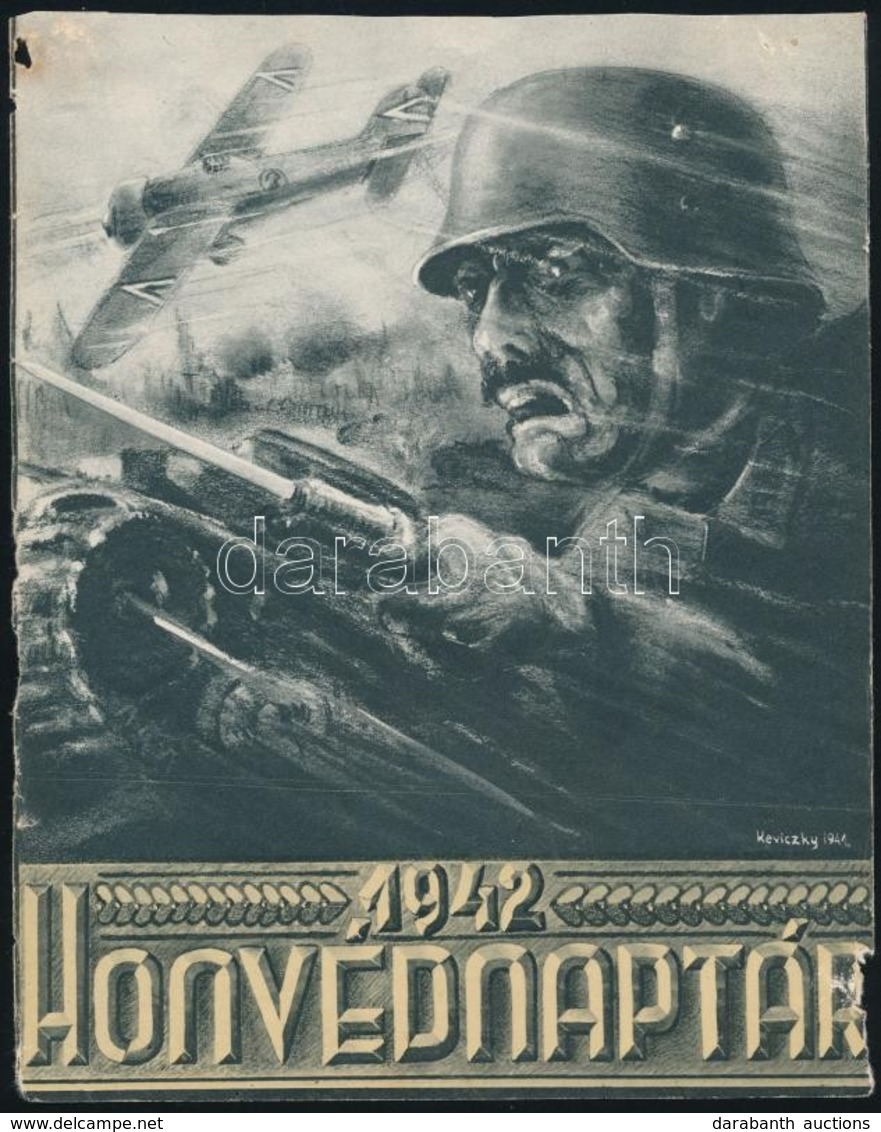 1942 Honvédnaptár Kivágott Lapjai - Autres & Non Classés
