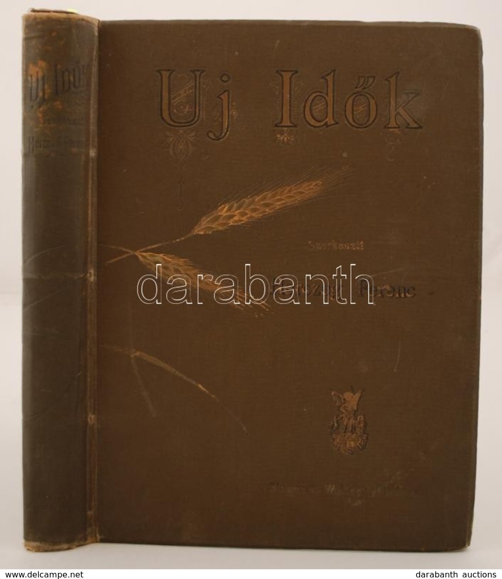 1897 Az Új Idők C. Folyóirat Második Fél évfolyama. (28-53. Sz.) Szerkeszti: Herczeg Ferenc. Kiadói Viseltes Vászonkötés - Non Classificati