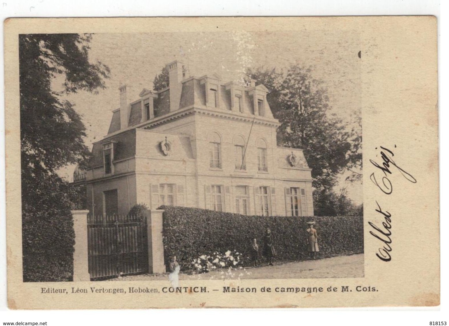 CONTICH.  -  Maison De Campagne De M.Cols 1906 - Kontich