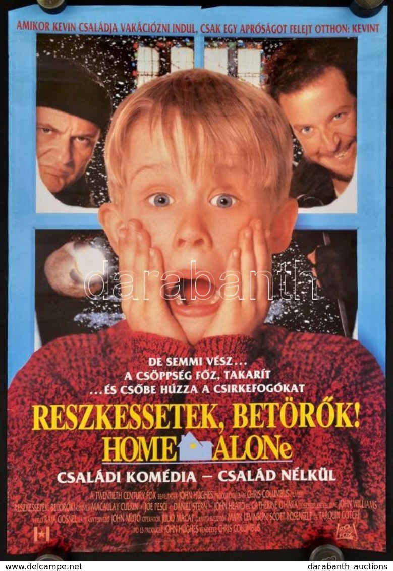 1991 Reszkessetek Betörők, Amerikai Film Plakát, Apró Szakadásokkal, Apró Gyűrődésekkel, 81x56 Cm - Autres & Non Classés